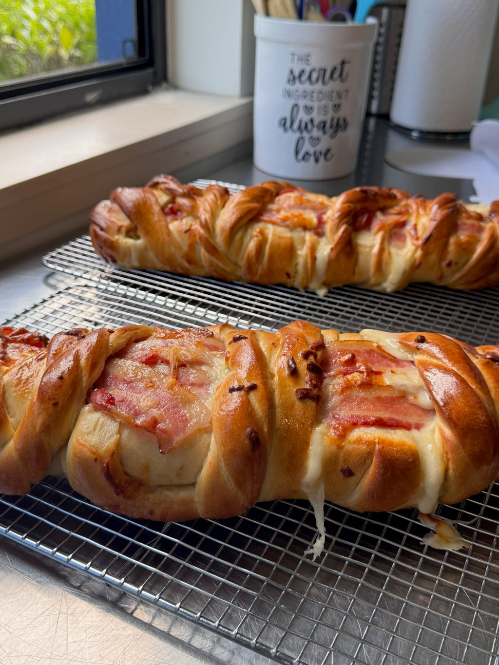 Pan de Queso y Tocineta